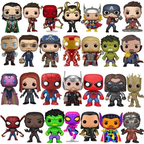 Hot Super Heroes Movie Roles Action Figures Collectible Superhero Series Vinyl Figure Model Doll Toys for Child Friend Xmas Gift