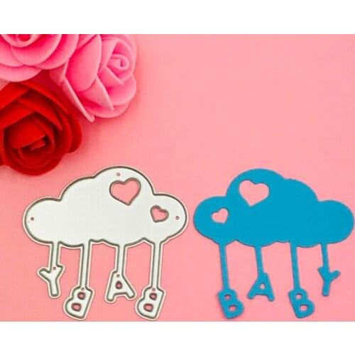 Love Baby Balloon Metal Cut Dies Stencils for Scrapbooking Stamp/Photo Album Decorative Embossing DIY Paper Cards