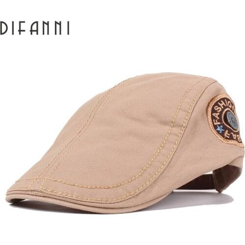 Difanni Fashion Solid Beret Cap sway cap Hats for Men and Women Visors Sun hat Gorras Planas Flat Caps Berets