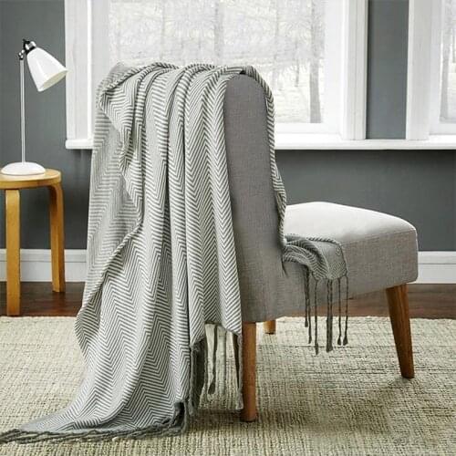 40 120X180 Cm Textile Knitted Fabric Tassels Blanket Home Collocation Gift Warm Knitting Throw Chair Sofa Bed Blankets