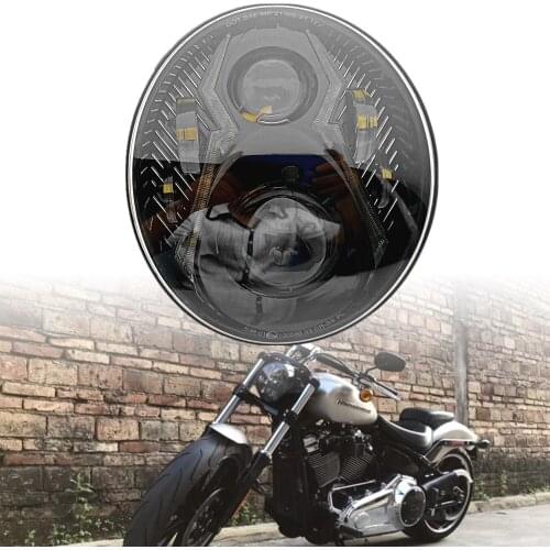 Motorcycle LED Front Daylight Headlight For Softail Breakout 114 FXBR FXBRS Models 2018-2020 White DRL Projector Headlamp