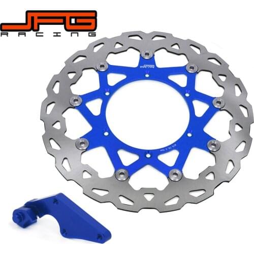320MM Floating brake disc with bracket For YAMAHA YZF250 YZ250F 2007-2015 YZF450 YZ450F 2008-2015 Motorcycle Pit Bike