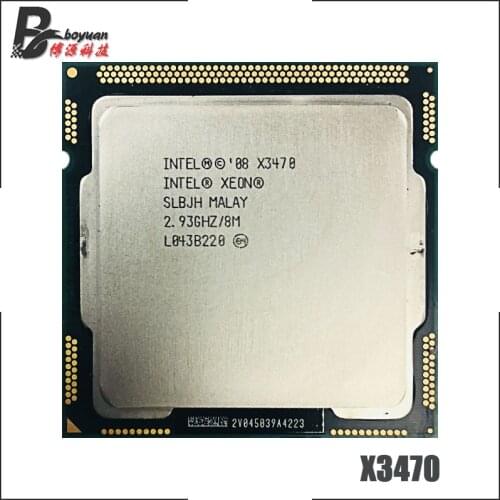 Intel Xeon X3470 2.933 GHz Quad-Core CPU Processor 95W 8M LGA 1156