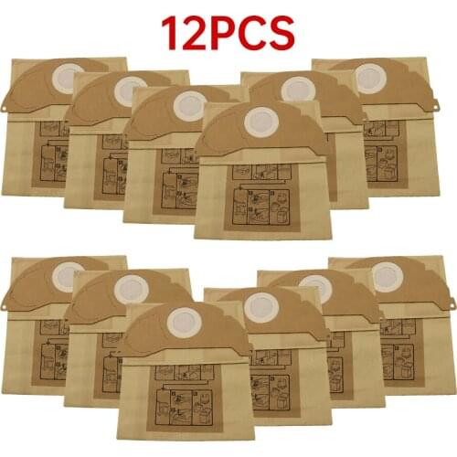 12pcs Vacuum cleaner dust parper bags replacement for Karcher A2000 2003 2004 2014 2024 2054 2064 2074 S2500 WD2200 2210 2240