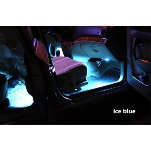 LED colorful atmosphere light Foot light Inside the car Ambient light remote control Voice control music Rhythm light