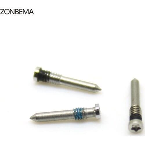 ZONBEMA 50pcs Original Back Cover Screw for iPhone X XS XR XS MAX New Bottom Dock Connector Five Star Pentalobe Screws