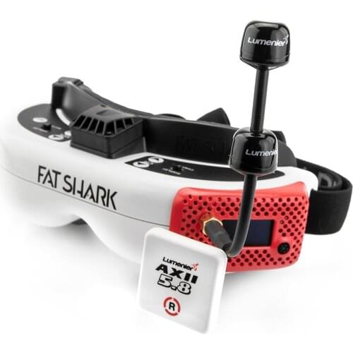 1/2PC Lumenier Double AXII 2 5.8G 4.7dBiC RHCP Long Range FPV Antenna for RC Fatshark HDO Goggles Immersionrc Rapidfire Receiver