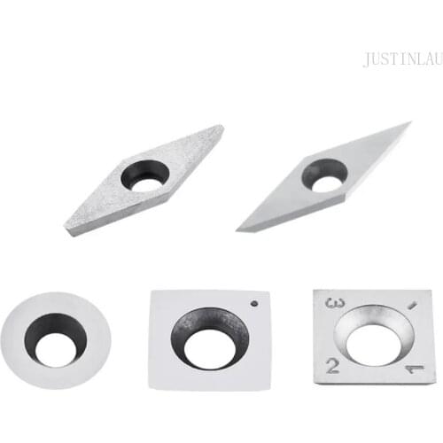 10pcs Wood Carbide Insert Cutters For Wood Turning Tool Woodworking Lathe Tool