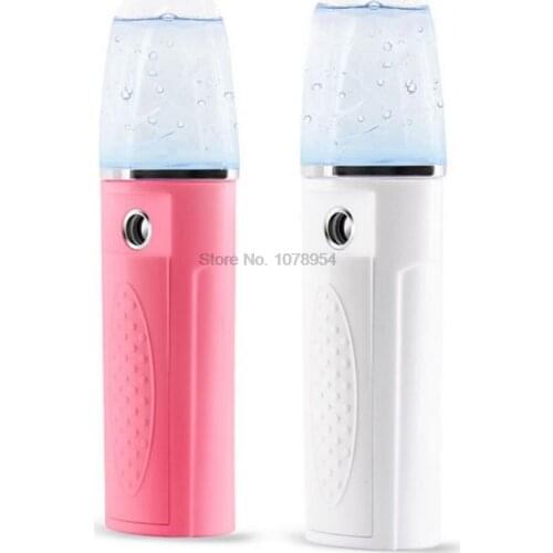 100pcs/lot Nano Spray Water Replenisher Portable Rechargeable Beauty Sprayer Face Steamer Home Spa Facial Face Humidification