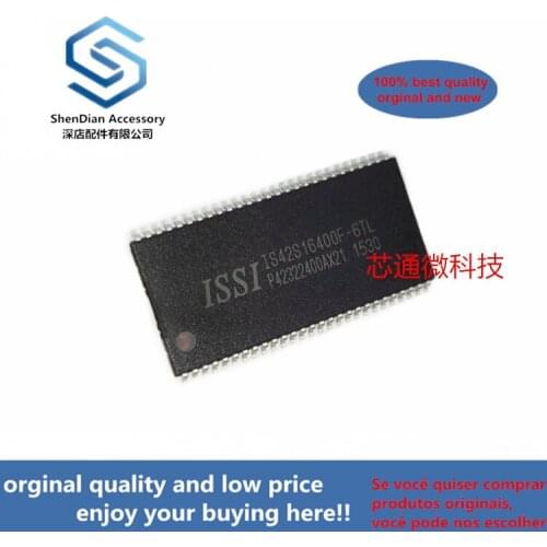 2-10pcs 100% orginal new best qualtiy IS42S16400F-6TL TSOP54 1 Meg Bits x 16 Bits x 4 Banks (64-MBIT) SYNCHRONOUS DYNAM in stock