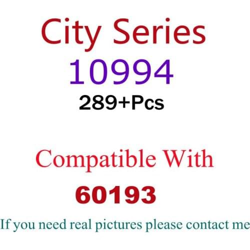 289Pcs 10994 Building Block Toy City Series 60193 Assembled Building Block Childrens Toy Gifts