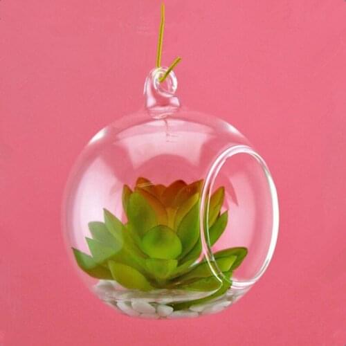 60pcs/pack Diameter=10cm Hanging Glass Terrarium Vase Home Decorative Handmade Wedding Friend Favor Gift China Supplier Glass