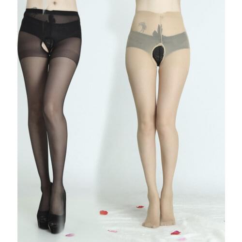 New Sexy Tights Lingerie Womens Hosiery Open Crotch Intimate Underwear Female Costumes Crotchless Exotic Pantyhose