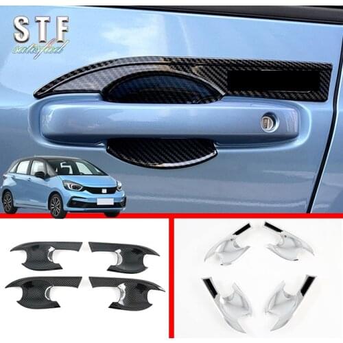ABS Door Bowl Trim For Honda Fit Jazz MK4 2020 2021