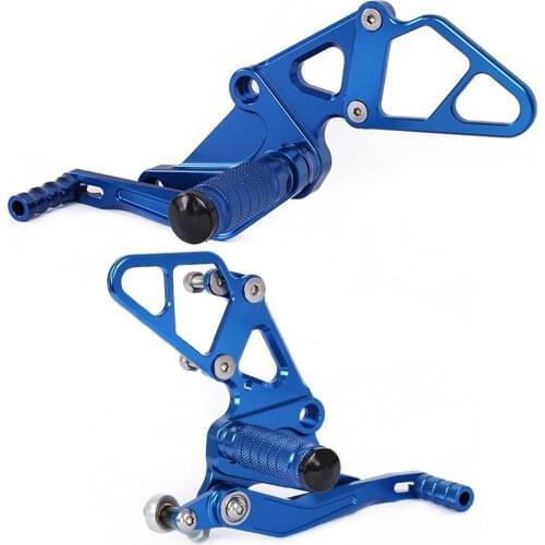 MT07 FZ07 CNC Aluminum Motorcycle Rearset Rear Set Foot Pegs Pedal Footrest For Yamaha MT 07 FZ 07 MT-07 2014 2015 2016 2017