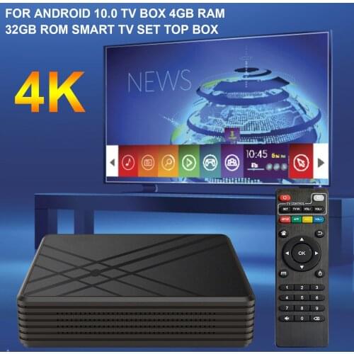Android 9.0 Smart TV Box Android 9 MAX 4GB RAM 32GB ROM RK3318 BT4.0 TVBOX 5.8G Dual Wifi Media Player Youtube 4K Set Top Box