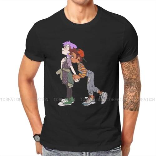 The Owl House Lumity T Shirt Classic Goth Summer Plus size Cotton Mens Clothes Harajuku Crewneck TShirt