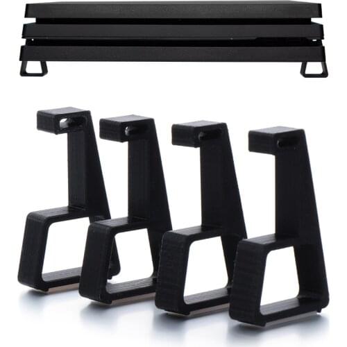 4Pcs Game Console Holder Horizontal Holder Heighten Support Bracket Accessories Cooling Feet For Sony PlayStation4 PS4 Slim Pro