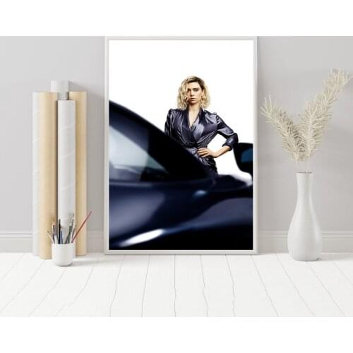 Hobbs & Shaw Fast and Furious Dwayne The Rock Johnson Jason Stathom Movie Poster Wall Painting Home Decoration ( No Frame )