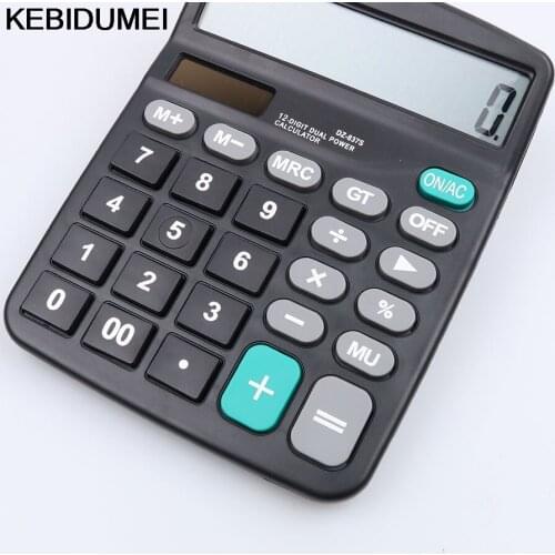 Large Buttons Battery Powered scientific calculator 12 Digit for Office School Home Using Portable Commercial Tool