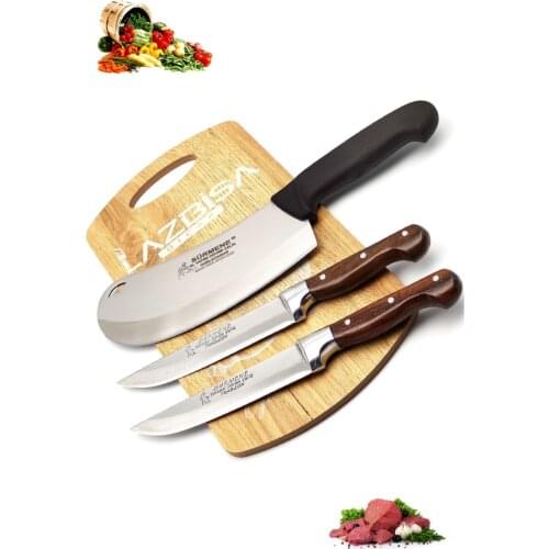 Lazbisa Riding On Kitchen Knife Set Onion Pizza Pies Pita Bread Knife Line Armor Meat Bread vegetable