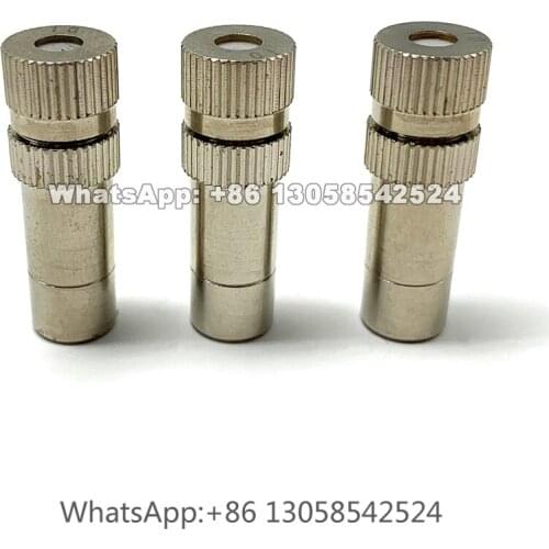Low Pressure Fog System Misting Nozzle, 8mm Plug-in Mist Nozzle, Quick Connect Fogging Nozzle for Cooling Irrigation Humidifying
