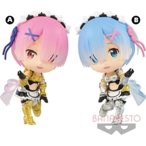 BANDAI Banpresto Original Re:Life in a different world from zero Rem Ram Figure Anime Model Doll Toys Gifts