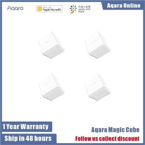 Original Aqara Magic Cube Controller Zigbee Version Controlled by Six Actions For Xiaomi Home Device Work With Smart Home App