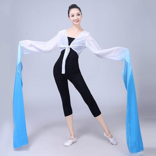 Multicolor Hanfu Water Sleeves In Classical Peking Opera Tibetan for Adult Children To Practice Dance Performing Yangko Clothes