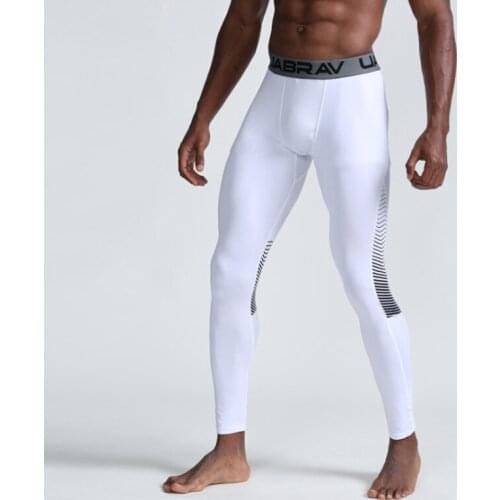 TaoBo White Pants Men Fitness Mens Joggers Compression Pants Male Trousers Bodybuilding Tights Leggings MMA Pantalon Homme