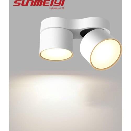 LED Ceiling Light Folding LED Downlights 12W/24W Ceiling COB Spotlights AC110~240V LED Ceiling Lamps Indoor Lighting