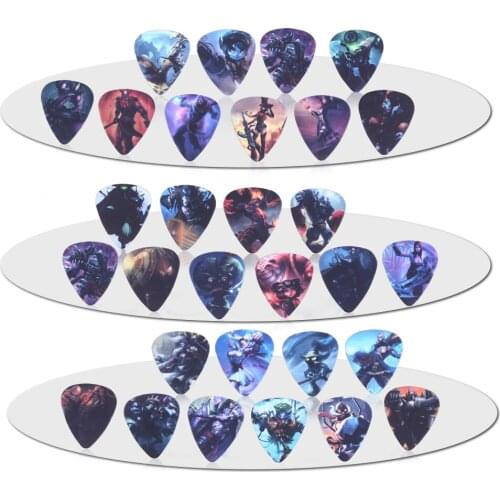 SOACH 10pcs 0.71mm high quality ukulele guitar picks two side pick design DIY earrings picks Guitar Accessories