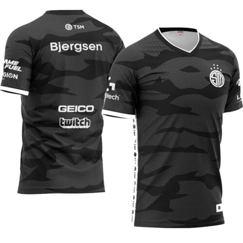 Top quality LCS TSM Jerseys Customized Name Bjergsen Doublelift T Shirt Fans Jersey Men Women Uniform Custom ID Tee Shirt Homme