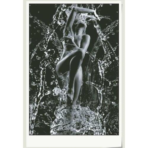 Top Quality Romantic Counted Cross Stitch Kit Water Rapsody Sex Nude Make Love Making