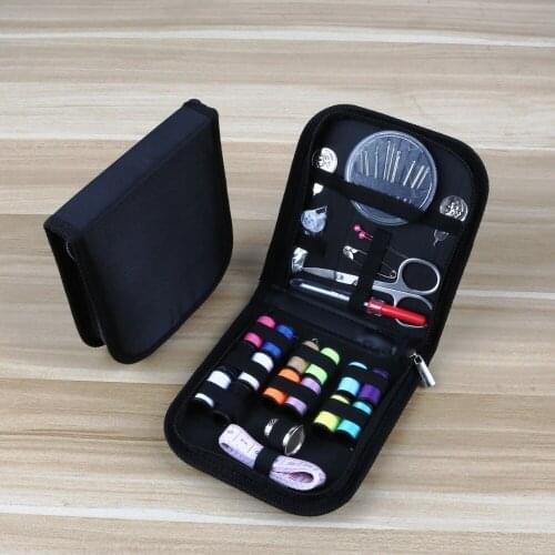 1Set Portable Travel Sewing Box Kitting Needles Tools Quilting Thread Stitching Embroidery Craft Sewing Kits Home Organizer