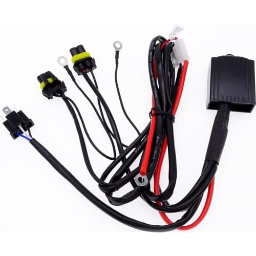 1Pc H4/9003 H13/9008 9007/9004 Telescopic Light Xenon Lamp Socket Connector HID Headlight Relay Wire Harness Controller Line