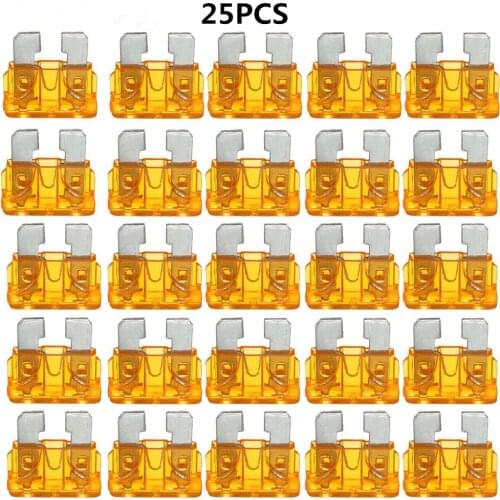 25PCS 5 Amp Fuse for Auto Car Boat Marine Truck Motorcycle 5A