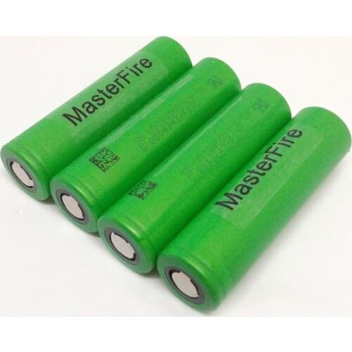4pcs/lot MasterFire Original 18650 3000mah US18650VTC6 3.7V Rechargeable Battery For Sony VTC6 Lithium Batteries 30A Discharge