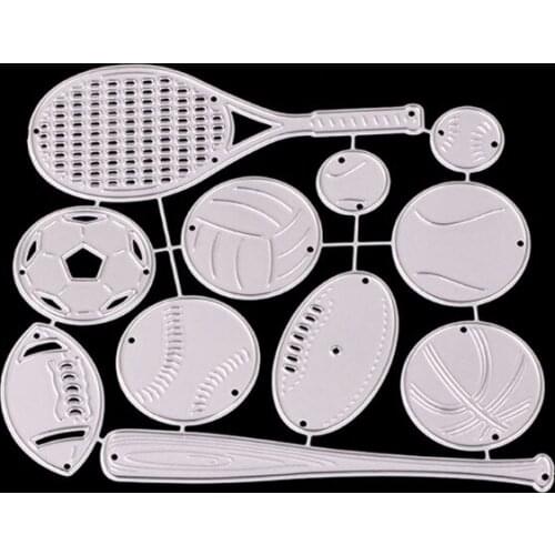 Baseball bat Metal Cutting Dies DIY Scrapbooking Paper Stamping Die Decor R7RC