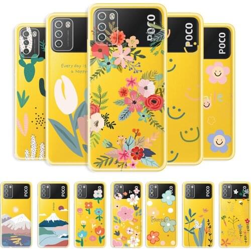 For Xiaomi POCO M3 Case Clear Phone Case For Xiaomi POCO M3 m3 Transparent Protective Cover For Xiaomi POCO M3 Soft Fashion Capa