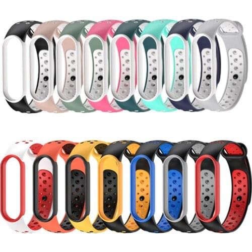 Colorful Bracelet For Xiaomi MiBand 5 Strap Sport Breathable Watch Wrist Band For Xiaomi Mi Band 5 Smart Band Accessories