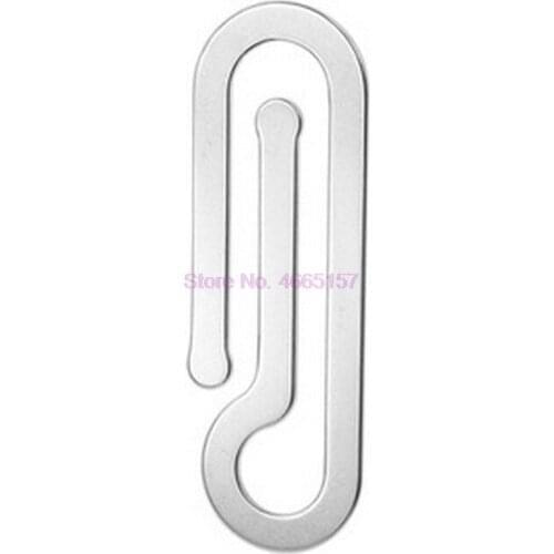 By dhl or ems500pcs Stainless Steel Metal Multi-Function Money Clips Holder Folder Credit Card Money Holder outdoor tools