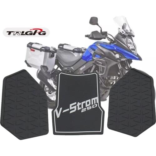 FOR SUZUKI DL250 V-STROM GW250 DL 250 Protector Anti slip Tank Pad Sticker Gas Knee Grip Traction Side 3M Decal