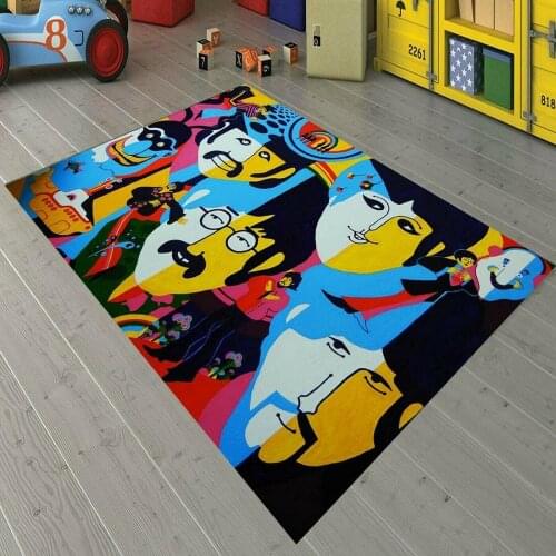 The Beatles Graffiti ,Non Slip Floor Carpet,Kitchen Carpet, Teens Carpet, Corridor Carpet, area Carpet Modern Carpet
