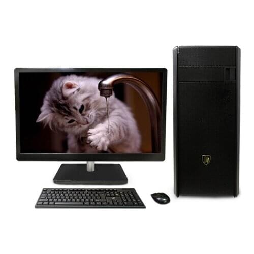 Gaming desktop Intel core i3/i5/i7 /2GB/4GB/8gb ram 120Gb/1tb HDD with 18.5 22 24 inch LCD HD 1080p display PC computer desktops