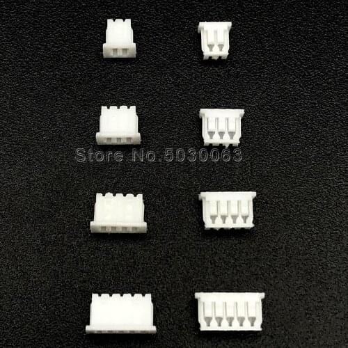 1.25mm 2/3/4/5/6/7/8/9/10/11/12p wire Connector 1.25 mm Pitch Terminal Housing Plastic case Plug socket PCB Rubber shell Female