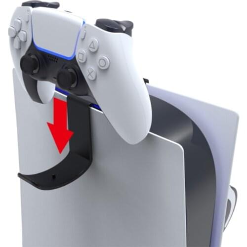 Controller Headphone Hanger Console Clip Holder for -Play Station 5/PS5 Controller Gamepad & Headsets Headphone -2 Pack