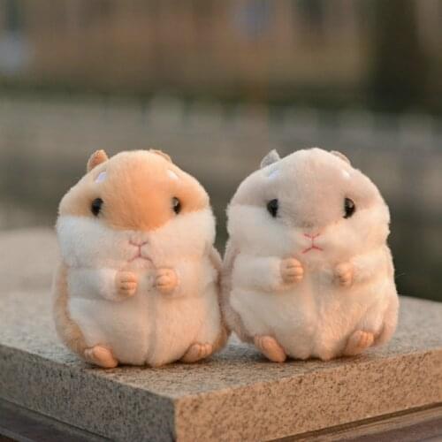 Cute Toys Simulation Hamster Plush Doll Toy Fridge Magnet Baby Dolls Gifts