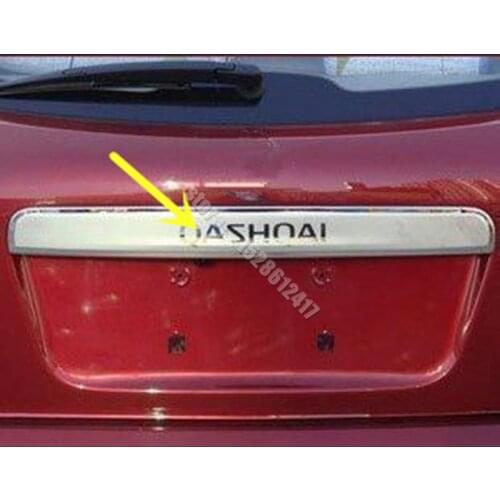 FOR NISSAN QASHQAI J10 STAINLESS STEEL TAILGATE BOOT REAR DOOR GRAB HANDLE TRIM COVER 2008 2009 2010 2011 2012 2013