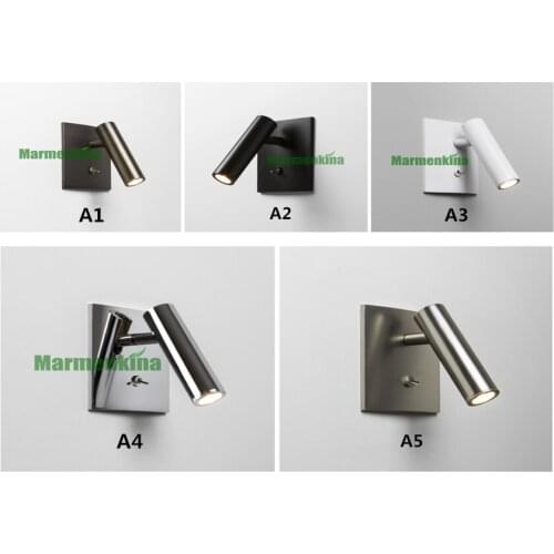 Wall lamp LED hotels villa interior bedside lamp, custom engineering. AC100-265V